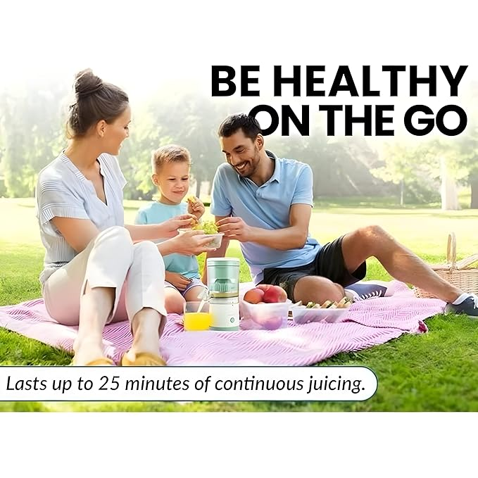 Portable Citrus Squeezer & Presser – 80W Electric Juicer