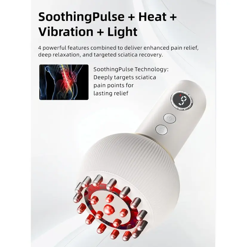Intelligent Sciatica Relief Massager — SoothingPulse 4-in-1
